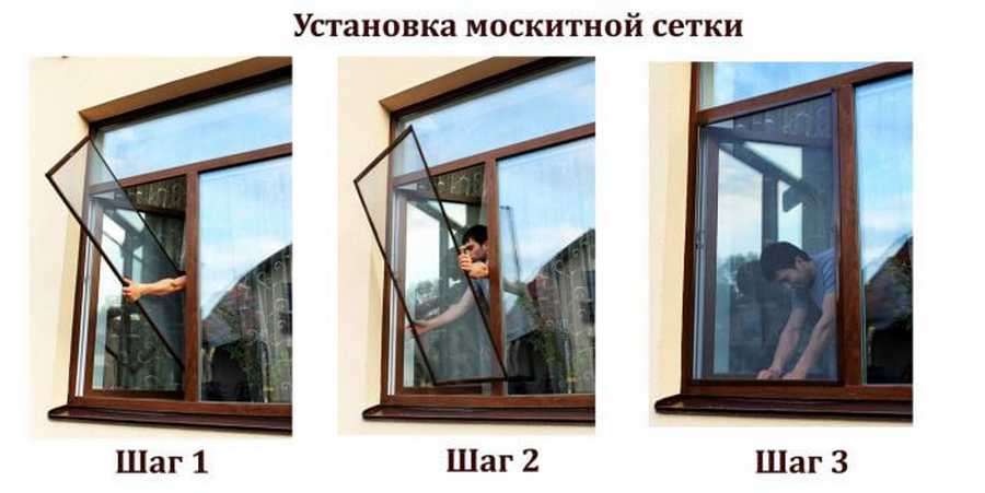 Москитная сетка на пластиковое окно: инструкция по установке + фото