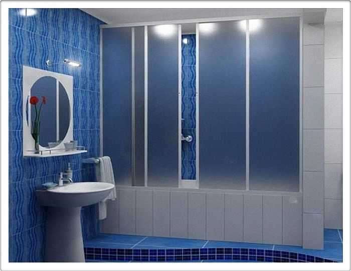 Пластиковые раздвижные шторы для ванной комнаты: как выбрать и установить